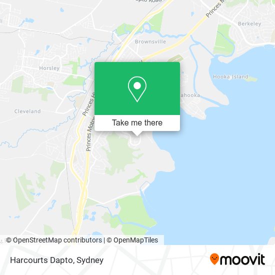 Harcourts Dapto map