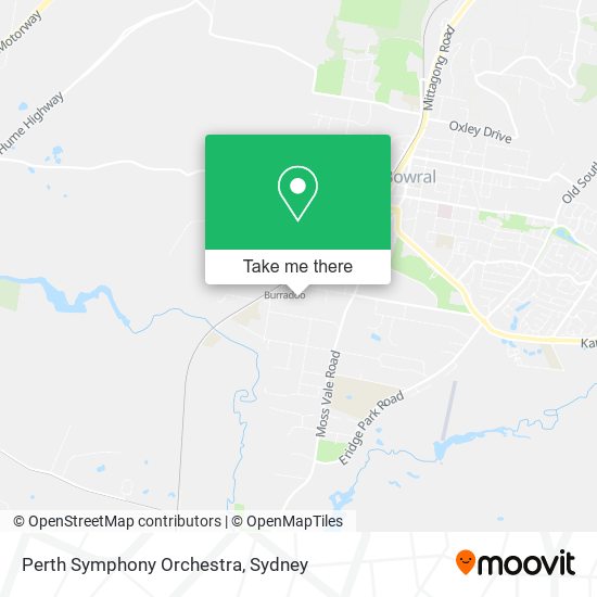 Perth Symphony Orchestra map