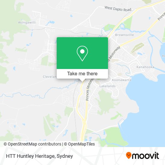 Mapa HTT Huntley Heritage