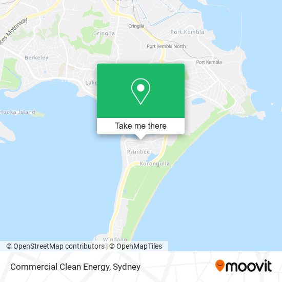 Commercial Clean Energy map