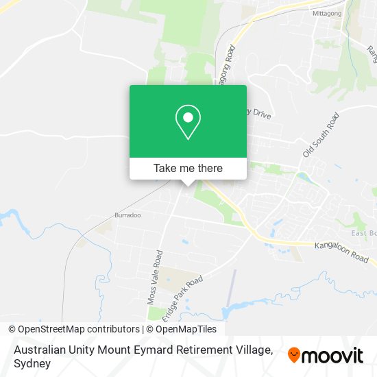 Australian Unity Mount Eymard Retirement Village map