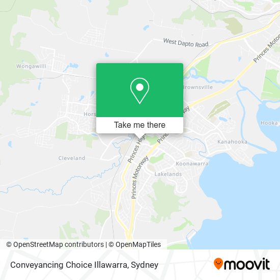 Mapa Conveyancing Choice Illawarra