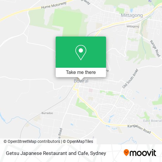 Getsu Japanese Restaurant and Cafe map