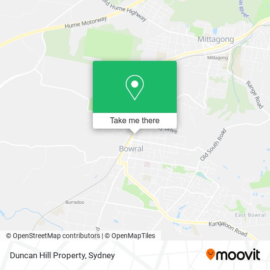Mapa Duncan Hill Property