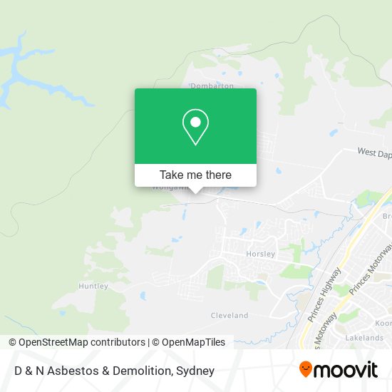D & N Asbestos & Demolition map