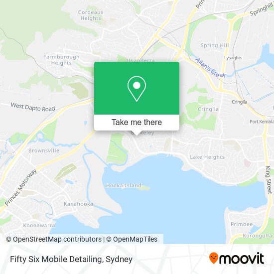 Fifty Six Mobile Detailing map