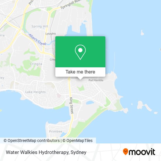 Water Walkies Hydrotherapy map