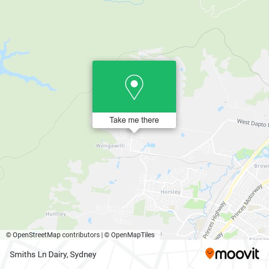 Smiths Ln Dairy map