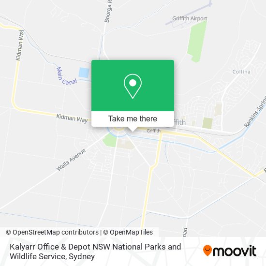 Kalyarr Office & Depot NSW National Parks and Wildlife Service map