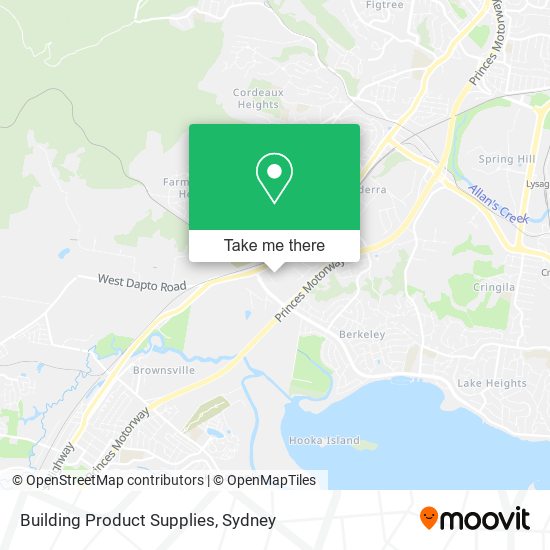 Building Product Supplies map