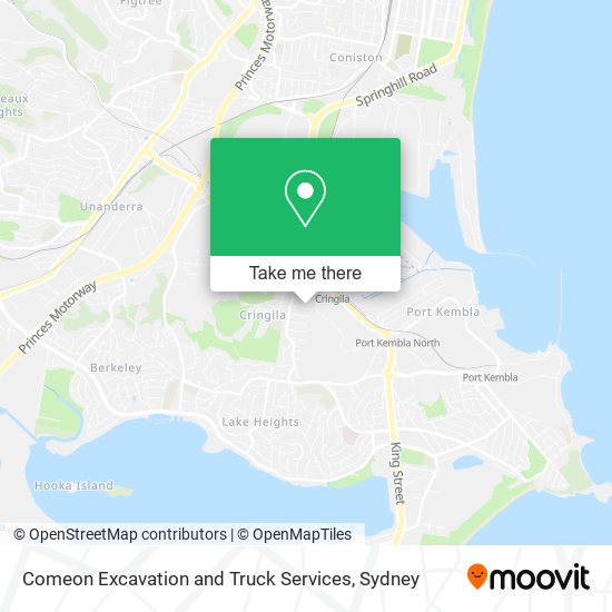 Comeon Excavation and Truck Services map