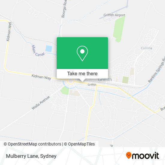 Mulberry Lane map