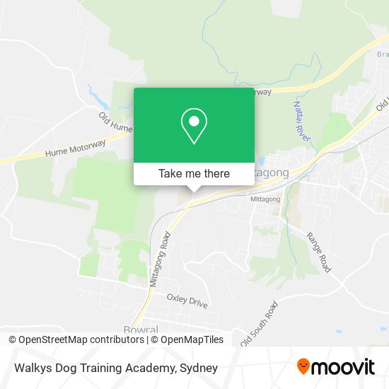 Mapa Walkys Dog Training Academy