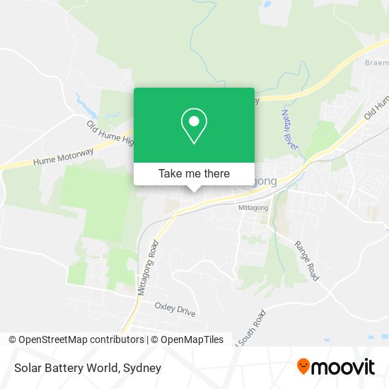 Solar Battery World map