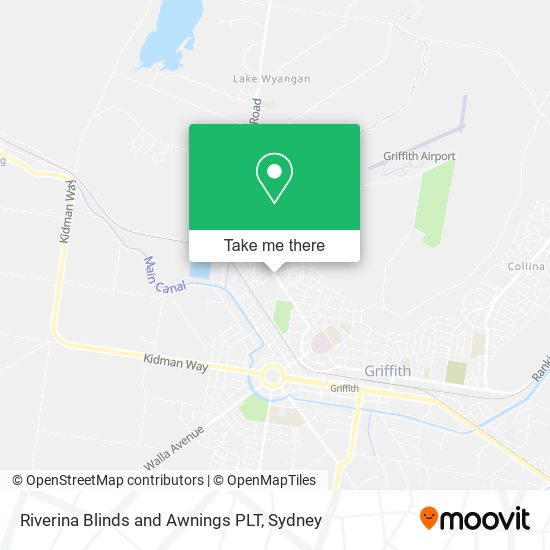 Riverina Blinds and Awnings PLT map