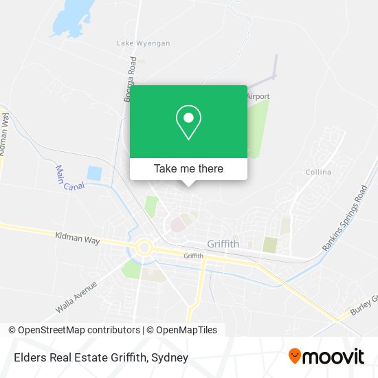 Elders Real Estate Griffith map