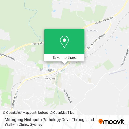 Mapa Mittagong Histopath Pathology Drive-Through and Walk-in Clinic