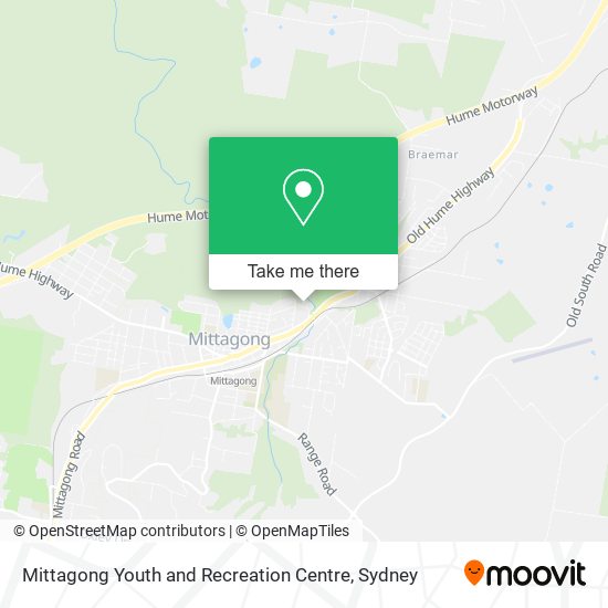 Mapa Mittagong Youth and Recreation Centre