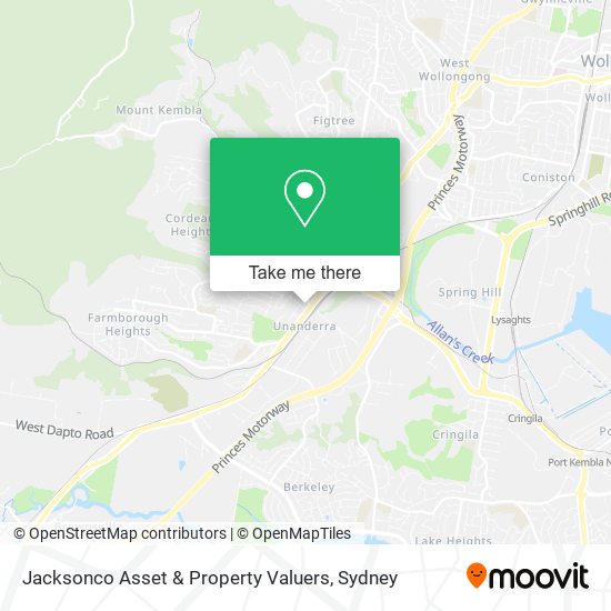 Jacksonco Asset & Property Valuers map