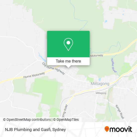 NJB Plumbing and Gasfi map