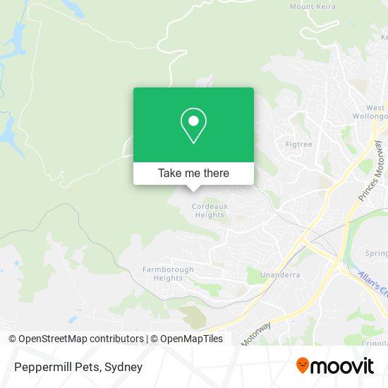 Peppermill Pets map