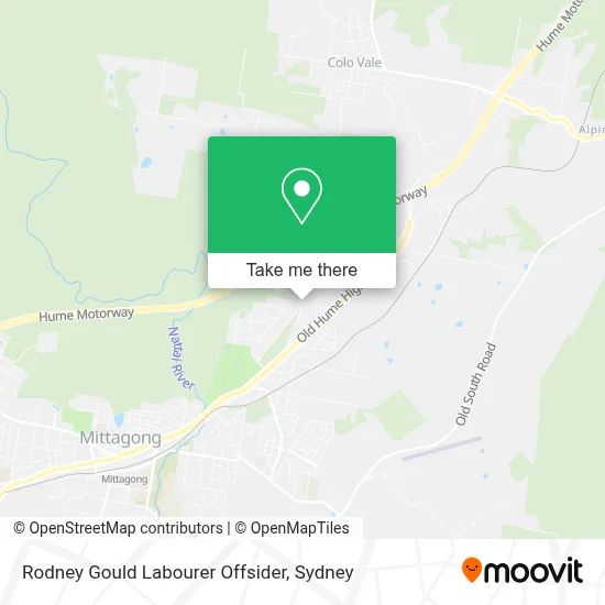 Mapa Rodney Gould Labourer Offsider