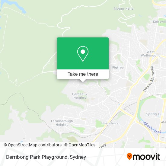 Derribong Park Playground map