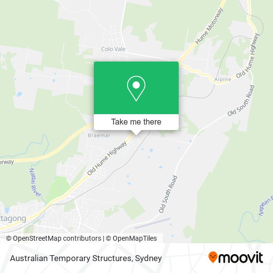 Australian Temporary Structures map