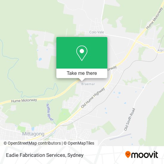 Eadie Fabrication Services map