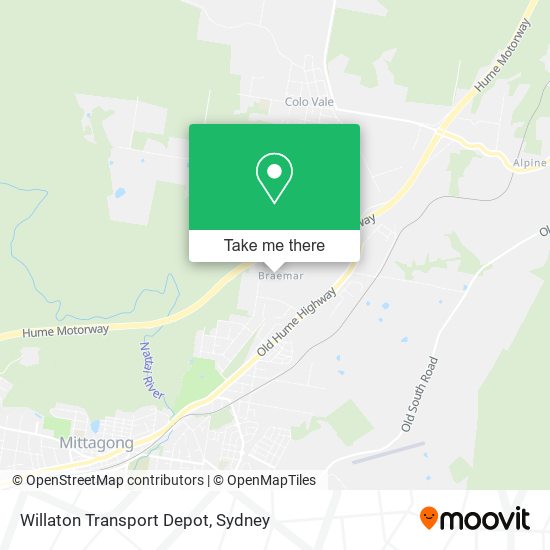 Willaton Transport Depot map