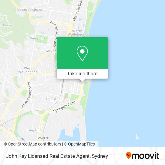 John Kay Licensed Real Estate Agent map