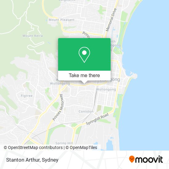 Stanton Arthur map