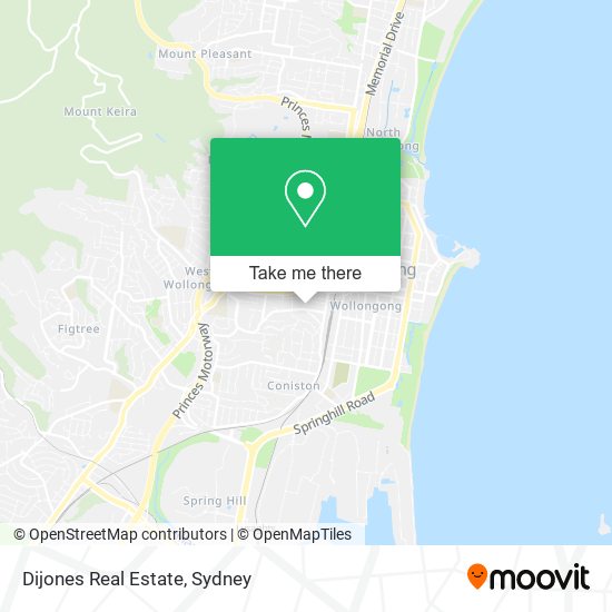 Dijones Real Estate map