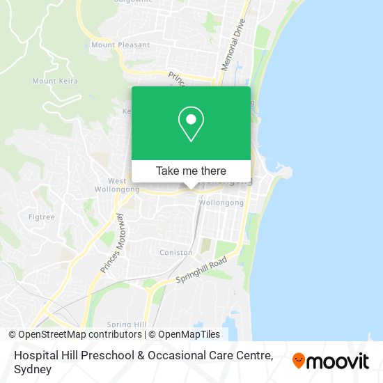 Hospital Hill Preschool & Occasional Care Centre map