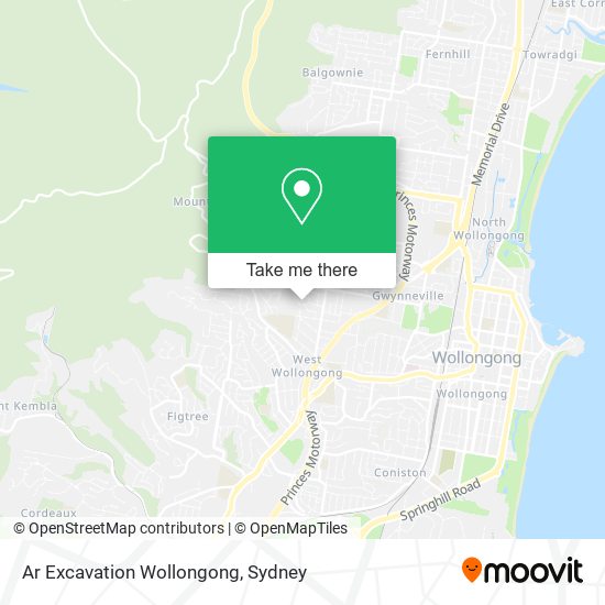 Mapa Ar Excavation Wollongong