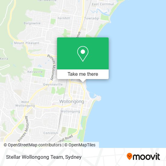 Mapa Stellar Wollongong Team