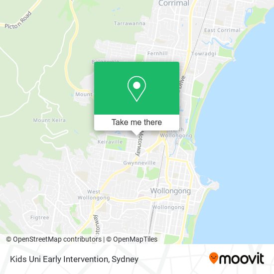 Kids Uni Early Intervention map