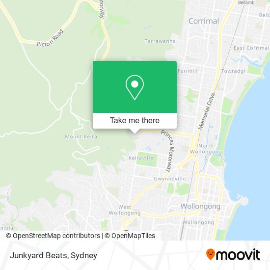 Junkyard Beats map