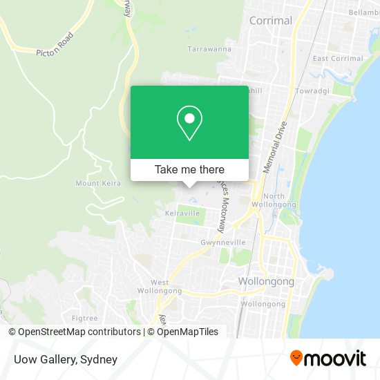 Uow Gallery map