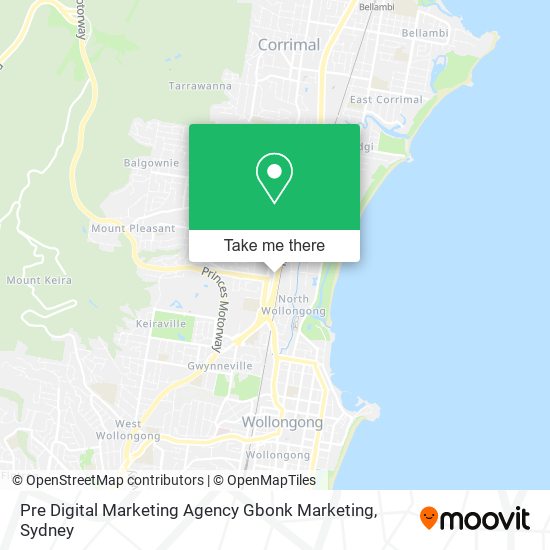 Mapa Pre Digital Marketing Agency Gbonk Marketing