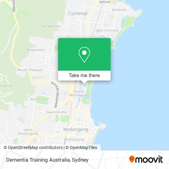 Dementia Training Australia map