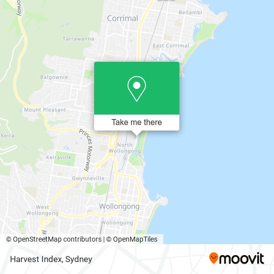 Harvest Index map