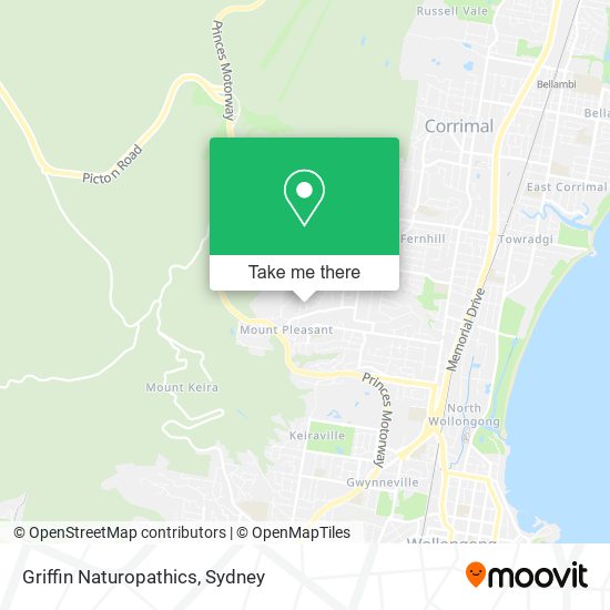 Griffin Naturopathics map