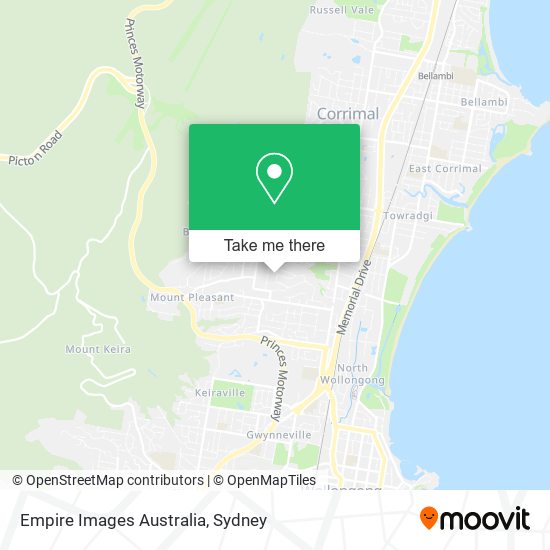 Empire Images Australia map