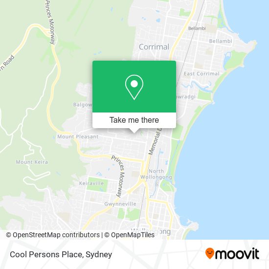 Cool Persons Place map