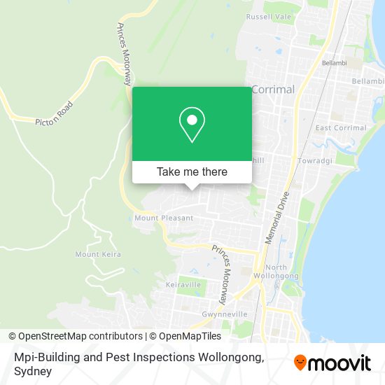 Mpi-Building and Pest Inspections Wollongong map