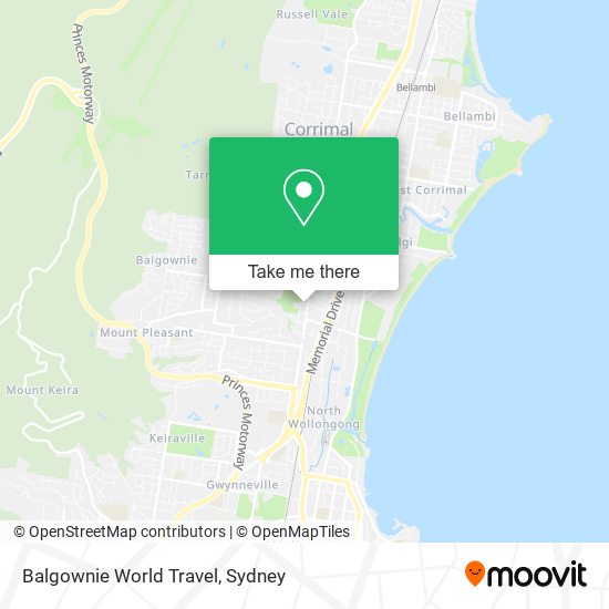 Balgownie World Travel map