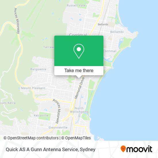 Quick AS A Gunn Antenna Service map
