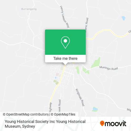 Mapa Young Historical Society Inc Young Historical Museum