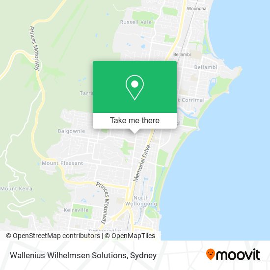 Wallenius Wilhelmsen Solutions map
